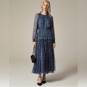 J. Crew | Dresses | J Crew Cottonlinen Tiered Maxi Dress | Poshmark
